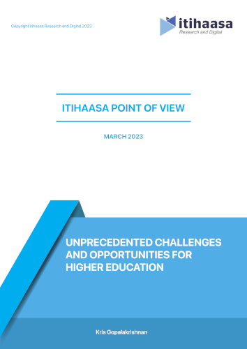 Unprecedented Challenges and Opportunities for Higher Education