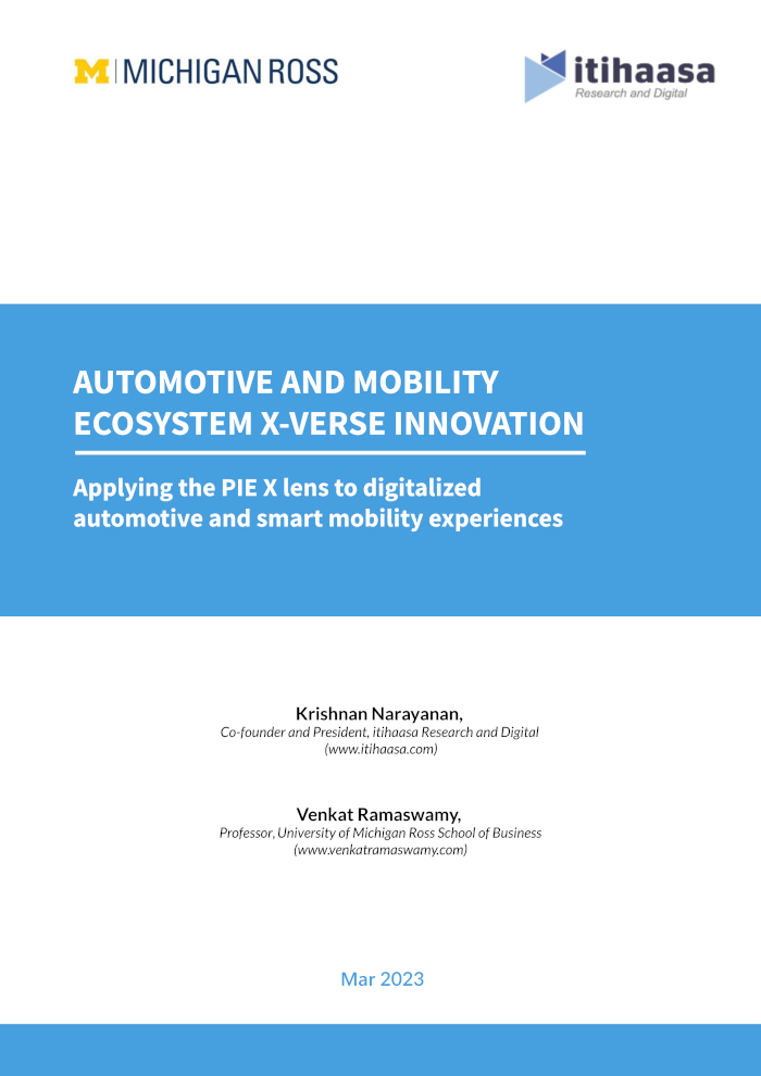 Automotive and Mobility Ecosystem X-verse Innovation